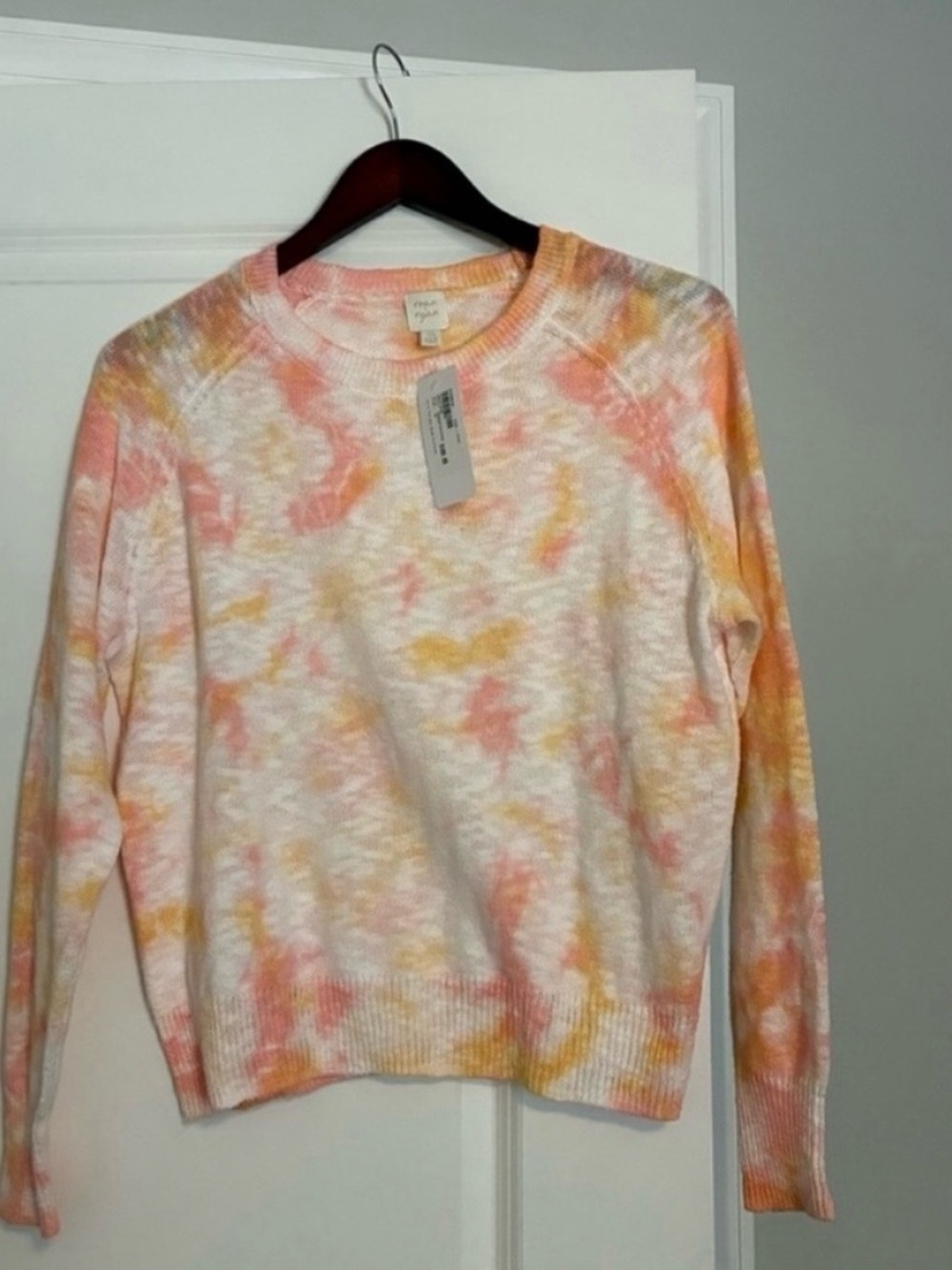 Evereve Roan + Orla Tie Dye Slub Pullover